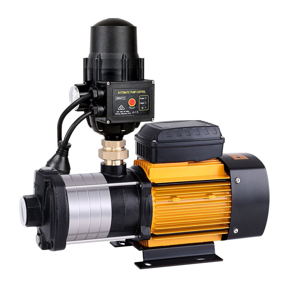 Giantz Garden Water Pump High Pressure 2000W 5-Stage Tank Irrigation Black