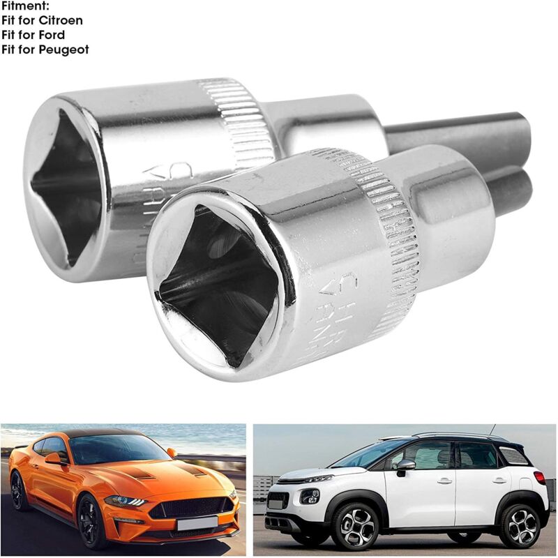 2 pcs 1/2 Inch Square Drive Strut Nut Hub Clamp Spreader Remover Tool Fit For Citroen