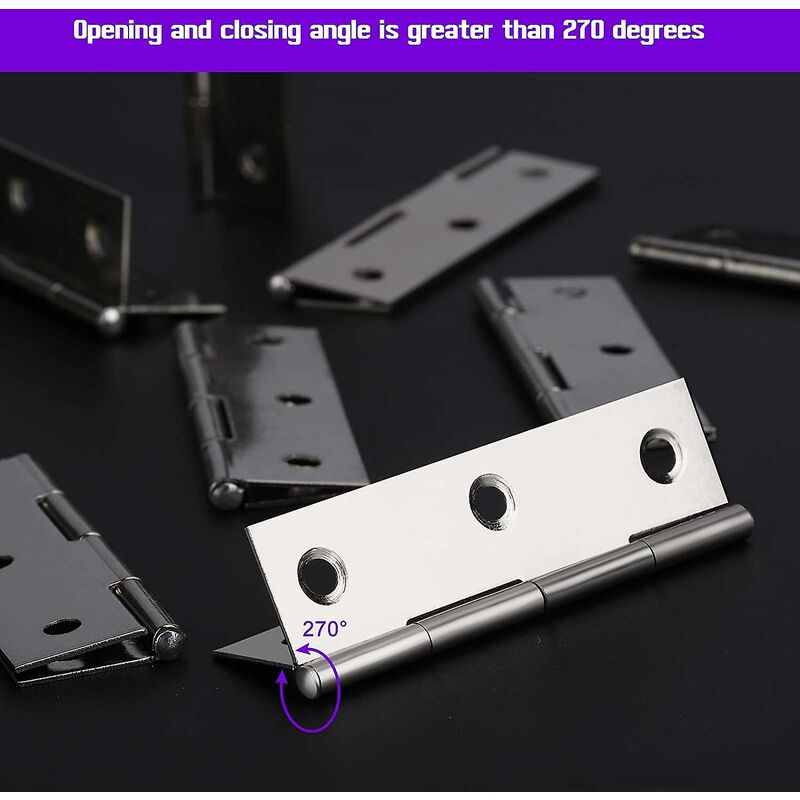 Stainless Steel Hinges Door Hinge Furniture Hinge Connectors With Screws For Home Furniture Hardware Cabinet Guard Door