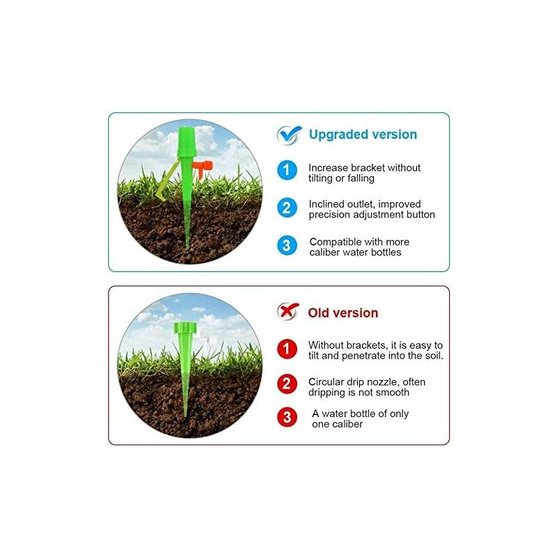12 pcs Drip Irrigation Kit, Watering Plants For Garden, Automatic Plant Watering, Garden Plants Irrigation System, For