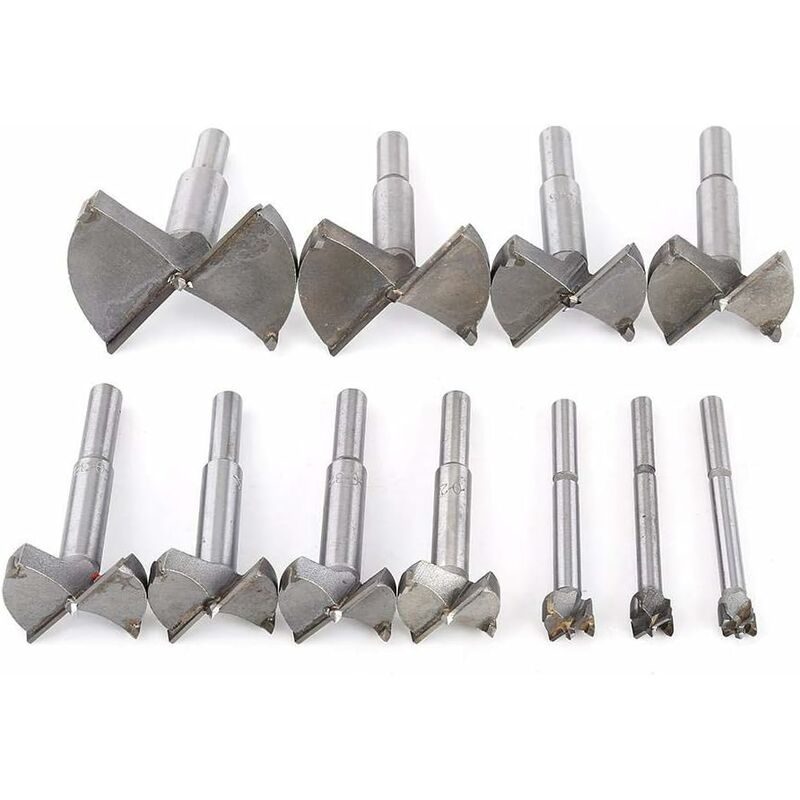 Forstner Wood Drill Bit Cemented Carbide Forstner Bits Flat Hole Saw Drilling Tool (35Mm)