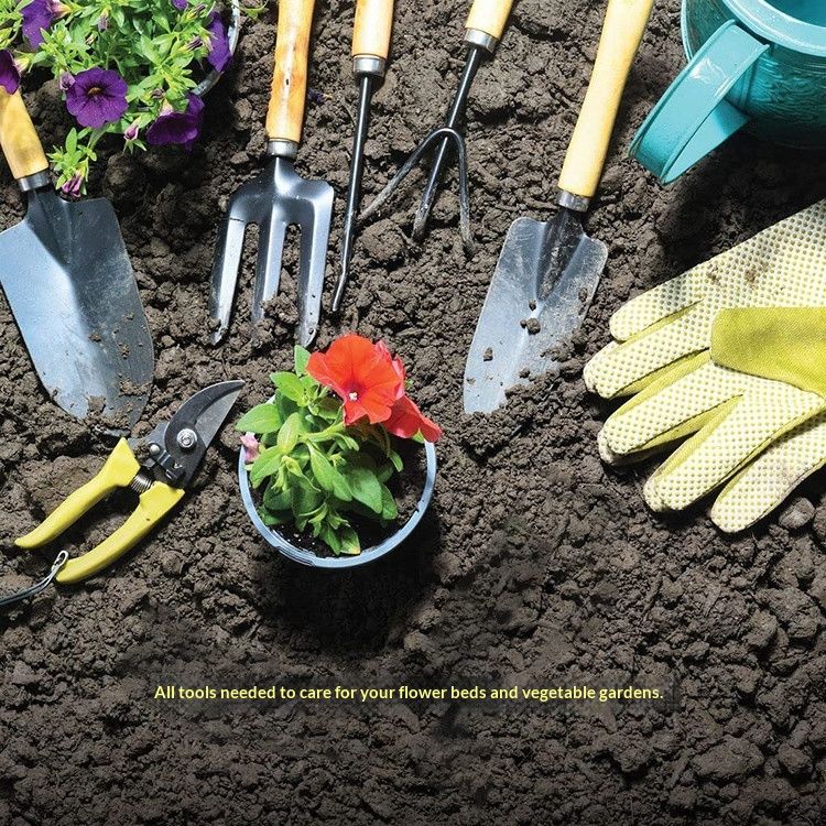 LandscapingTools5-PieceSetwithWoodenHandles