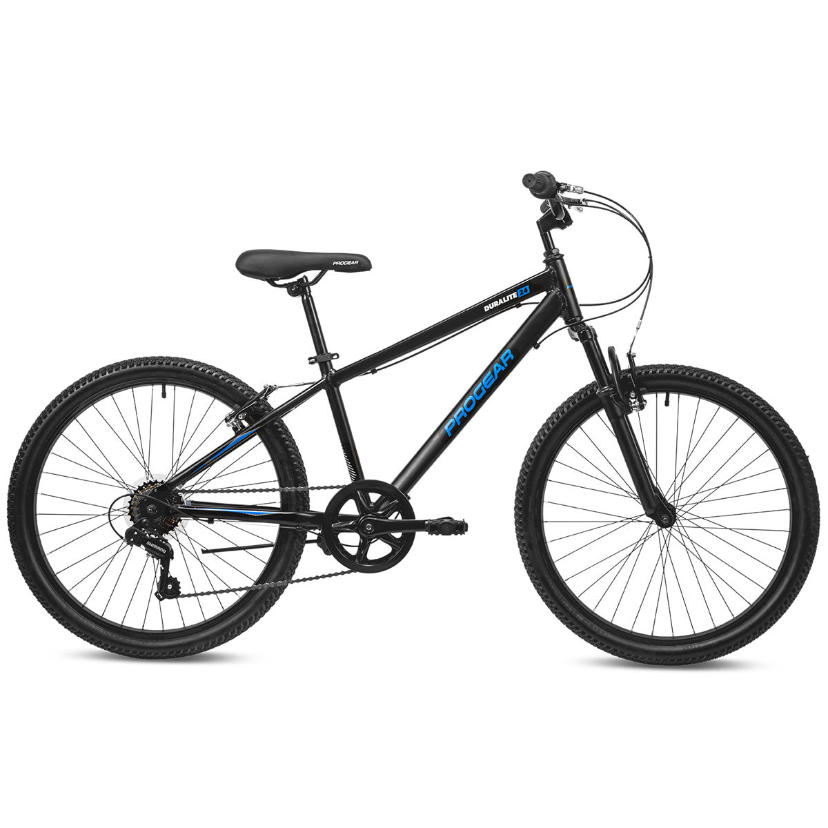 Progear DuraLite 24" Boys 7 Speed Bike - Obsidian
