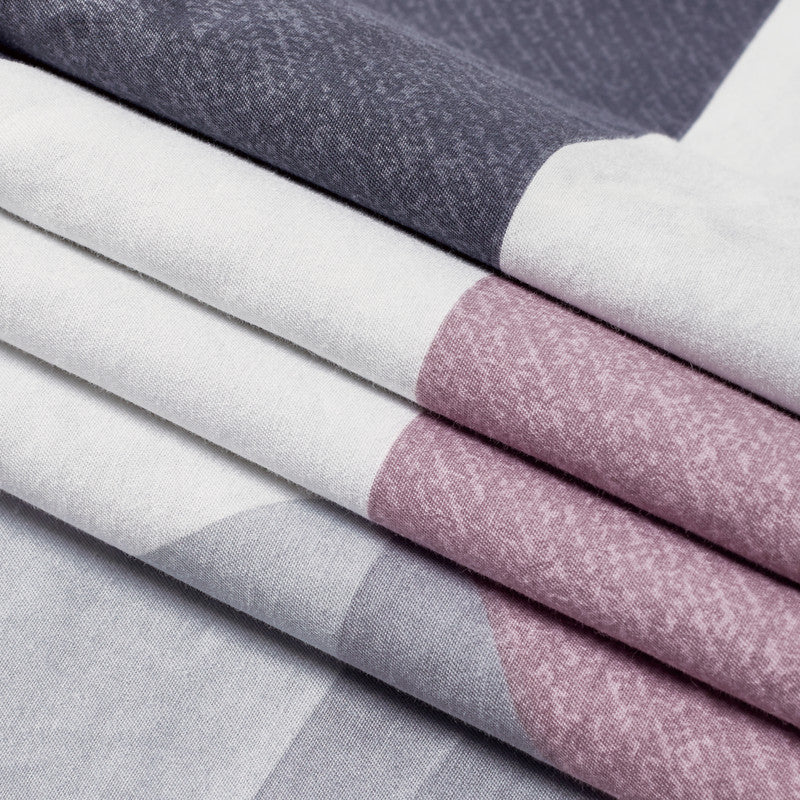 100% Cotton Reversible Quilt Cover Set - Dylan - Queen Size