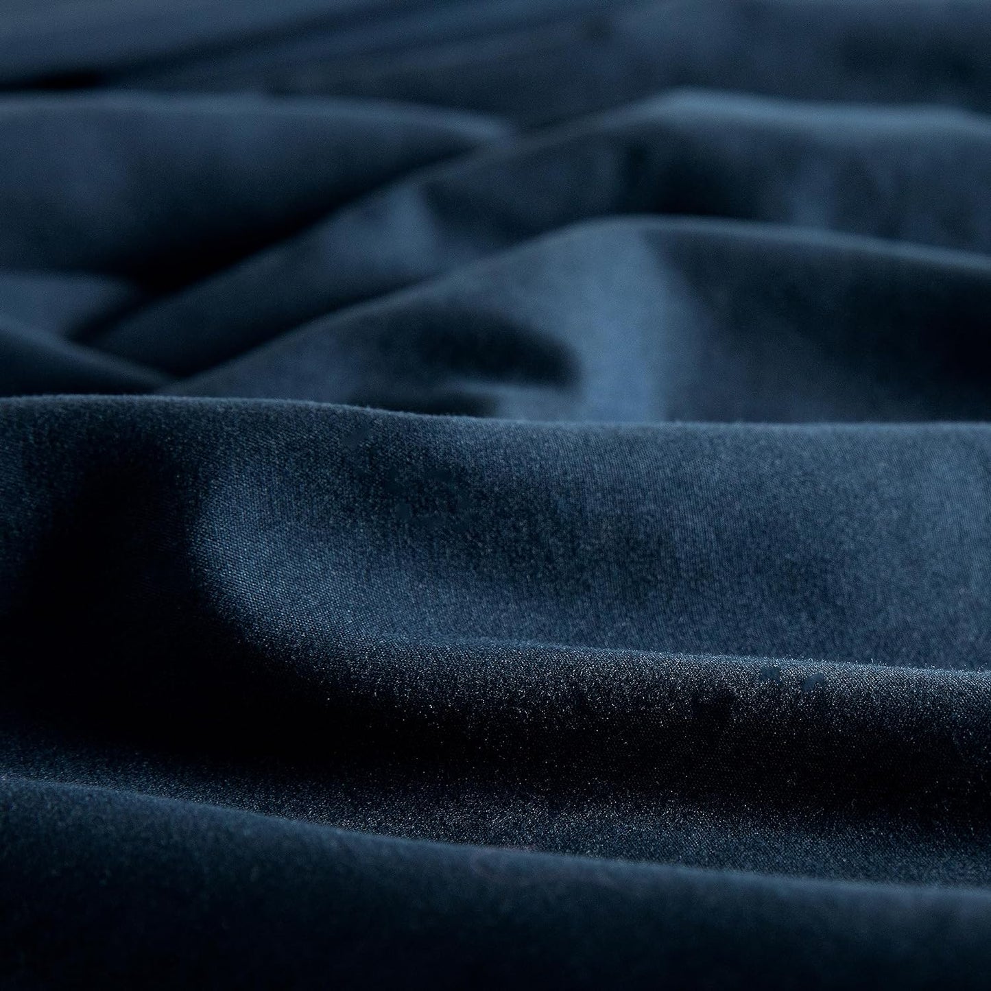 Vintage Washed Microfibre Standard Pillowcases - Set of 2 Luxurious Standard Pillow Covers - Navy
