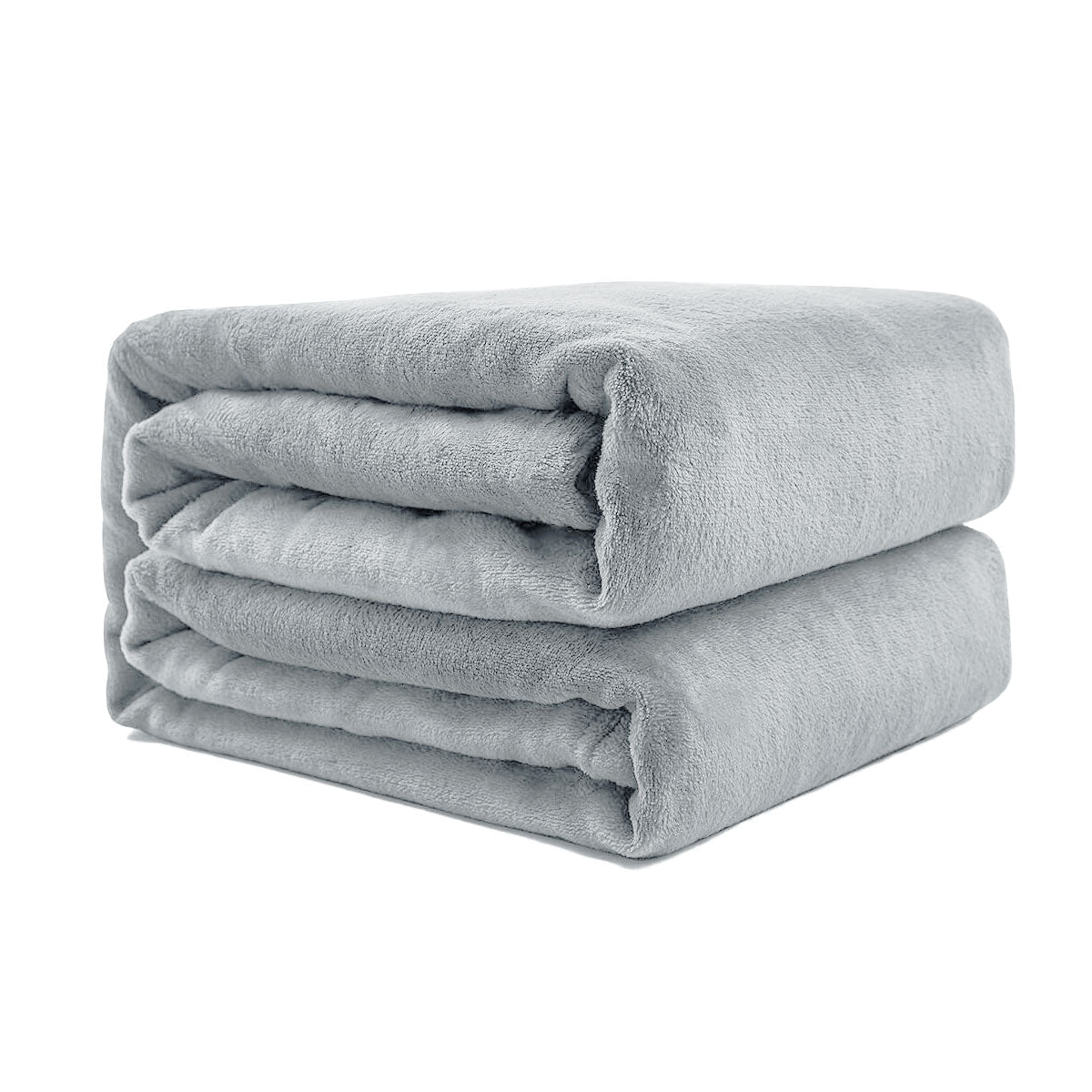 Super Soft Micro Flannel Plush Blanket Queen 220 x 240cm Blush