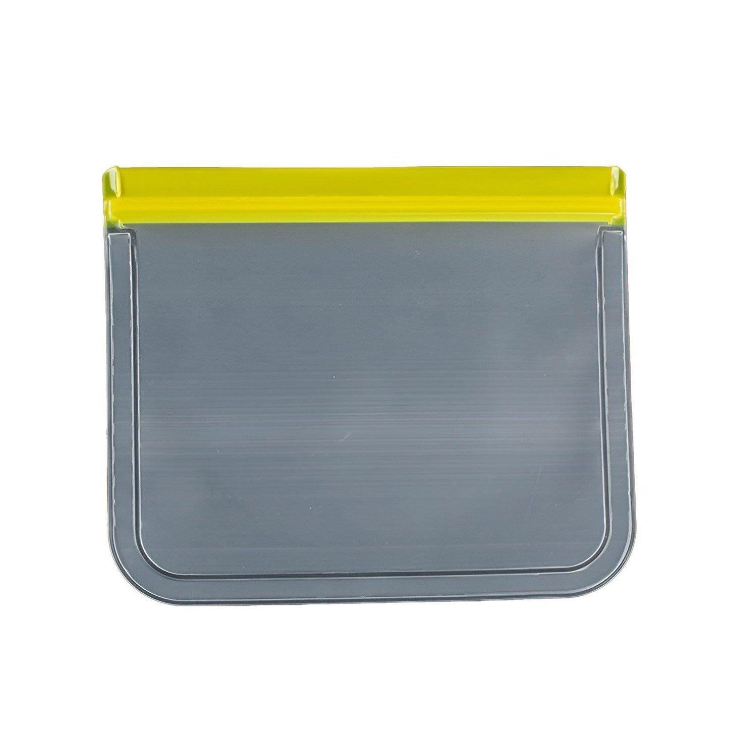 10 Pack Reusable Frosted PEVA Food Storage Bags Resealable Ziplock Freezer Safe - Yellow