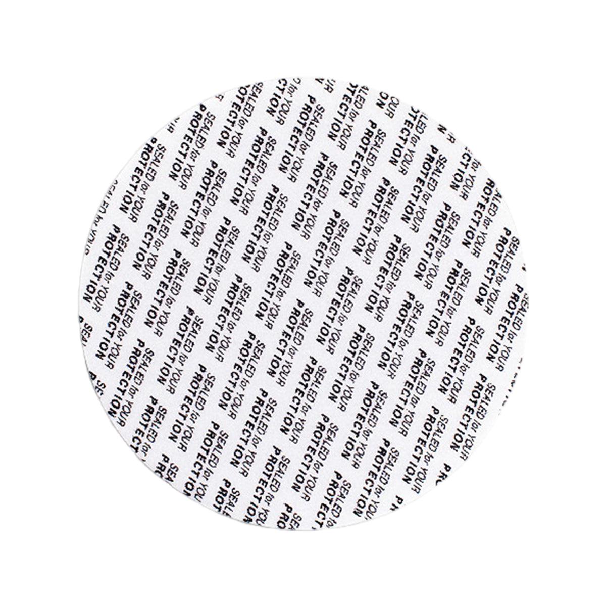200pcs Pressure Sensitive Gasket Self Adhesive Bottle Cap Sealing Liner for Jars - 5.8cm
