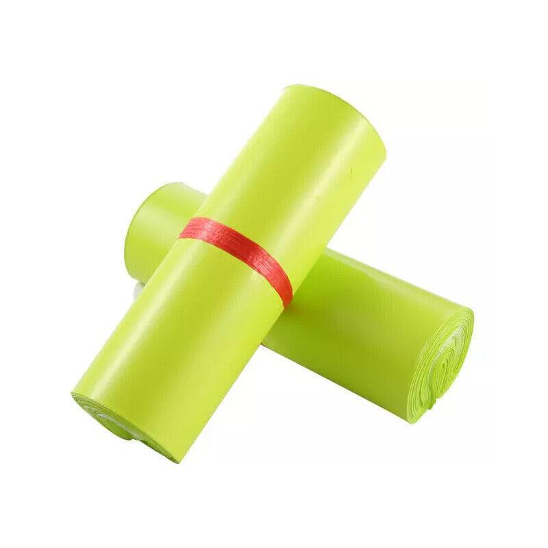 Poly Mailer Bags Mailing Satchel Plastic Courier Self Sealing Packing Green - 20*35CM