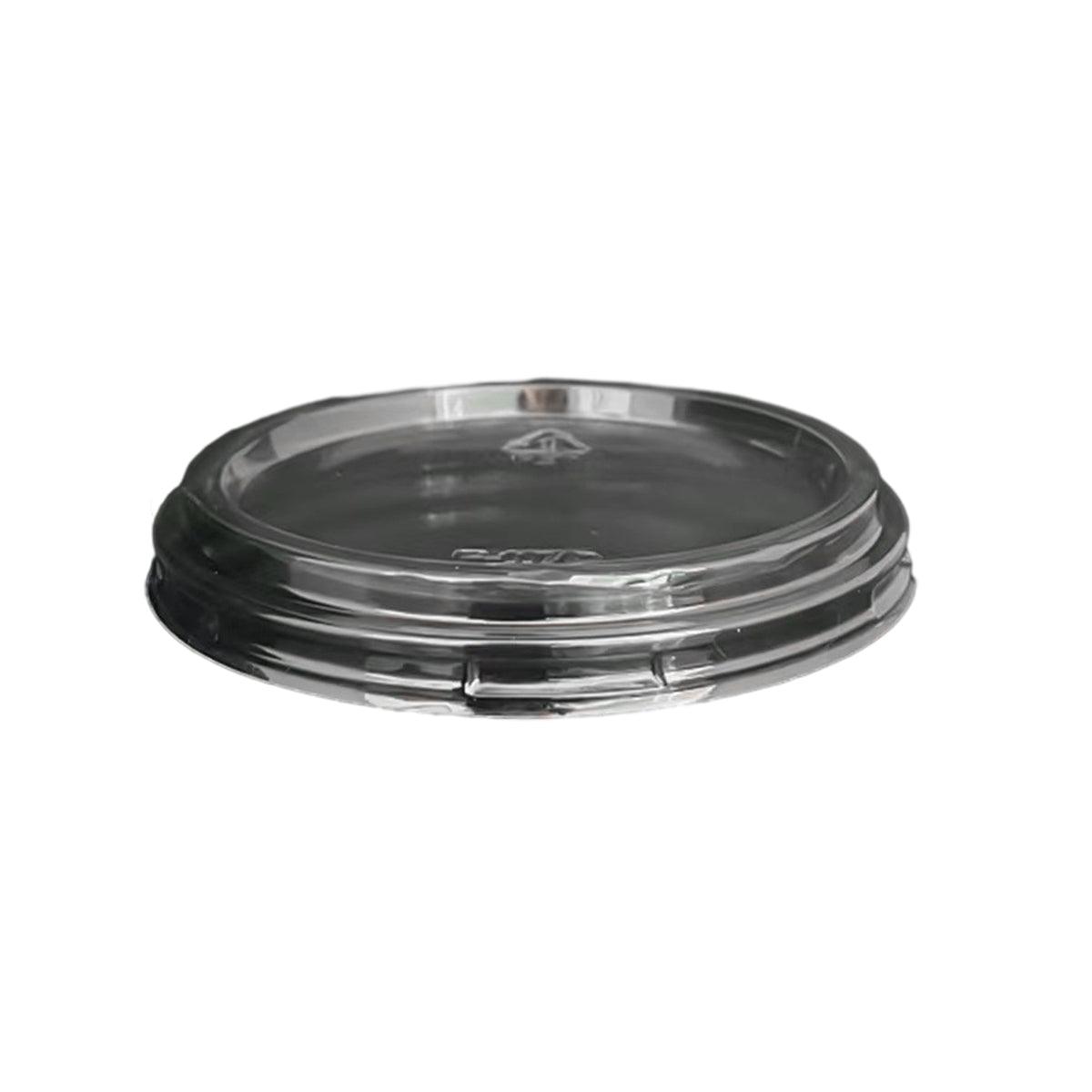 100PCS Transparent Packing Box With Cover Plastic Dessert Bowl Food Container - Lid