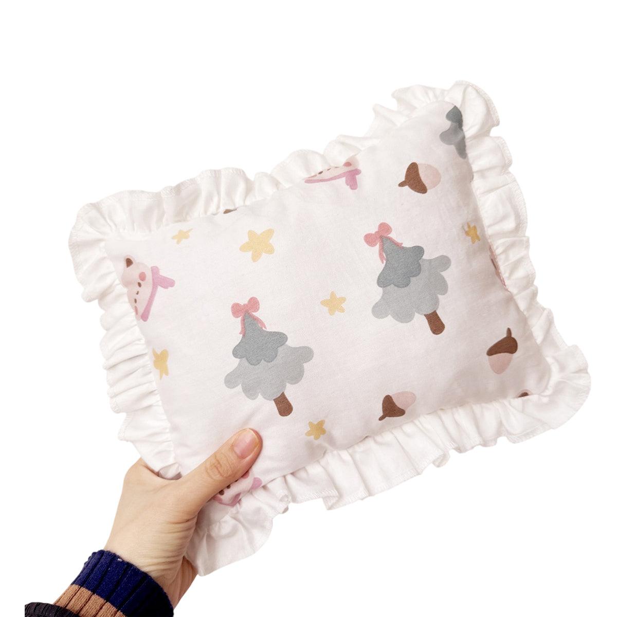 Lace Cat Pillow Soft Pet Cushion for Sleeping Comfortable Kitty Bed Cushion - White Tree