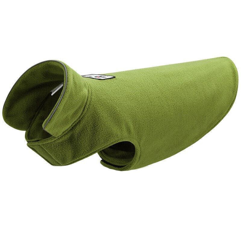M Size Pet Dog Warm Coat Fleece Jacket Jumper Sweater Winter Puppy Vest Outfit - Yellow
