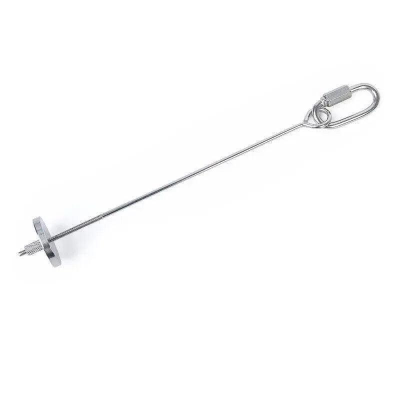 Stainless Steel Bird Parrot Cage Skewer Food Spear Fruit Holder Toy Up To 23Cm - S