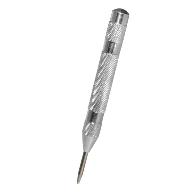 125Mm Heavy Duty Automatic Centre Punch- Brass & Spring Loaded - Black