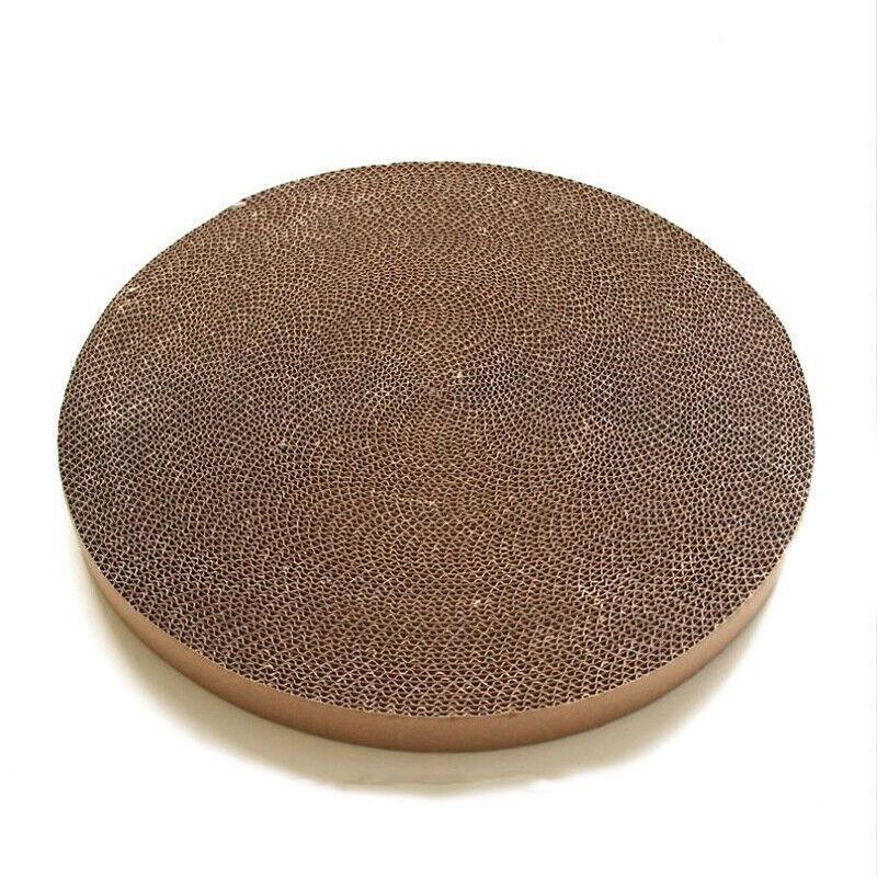 2In1 Cat Scratching Board Round Cat Scratcher Pad Lounge Bed Bowl Pet Sofa House - Replacement Pad
