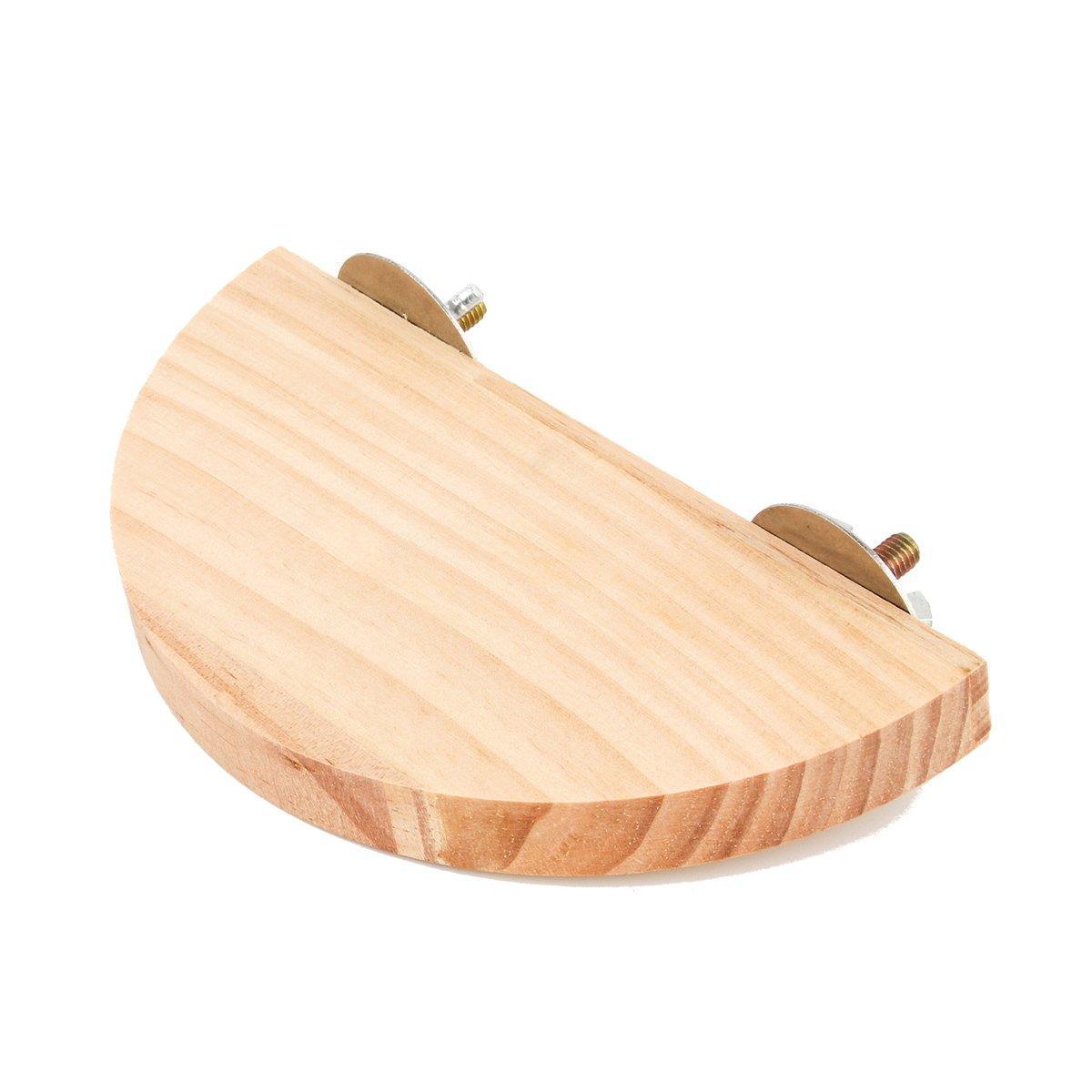 Hamster Parrot Play Stand Jump Platform Squirrel Cage Accessories Gear Pet Toy - A2109 (9.5*9.5*1.5cm)