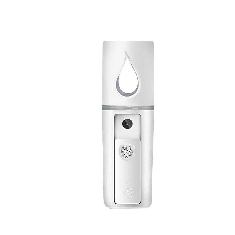 L2 Mini Nano Facial Mister With Top Mirror Rechargeable Cool Mist Sprayer Au - Pink