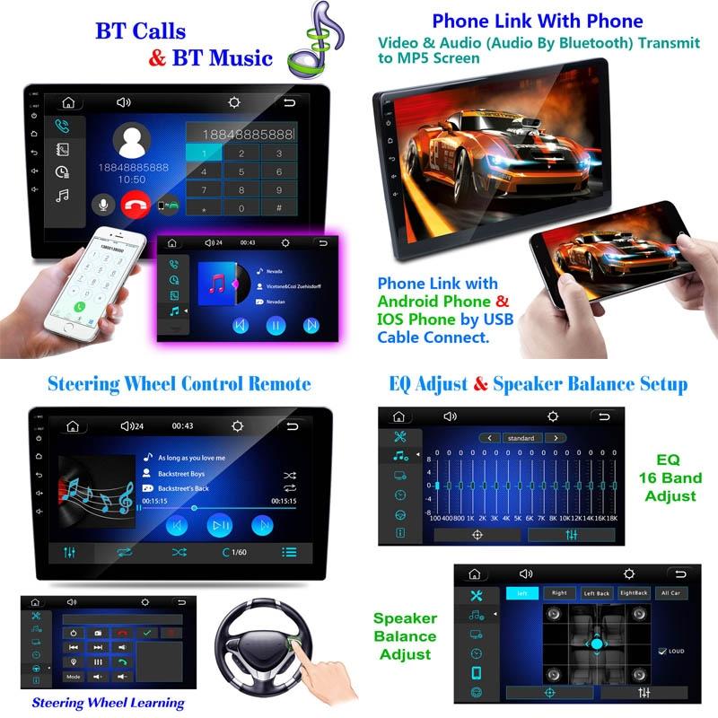 7 Inch Carplay Car Mp5 Player With Touch Screen - Standard