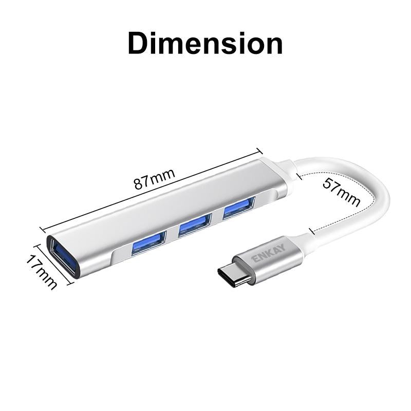 4-Port Usb 3.0 Splitter Hub Adapter