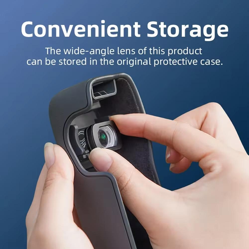 3 Magnetic Wide Angle Lens For Dji Osmo Pocket 112° Fov