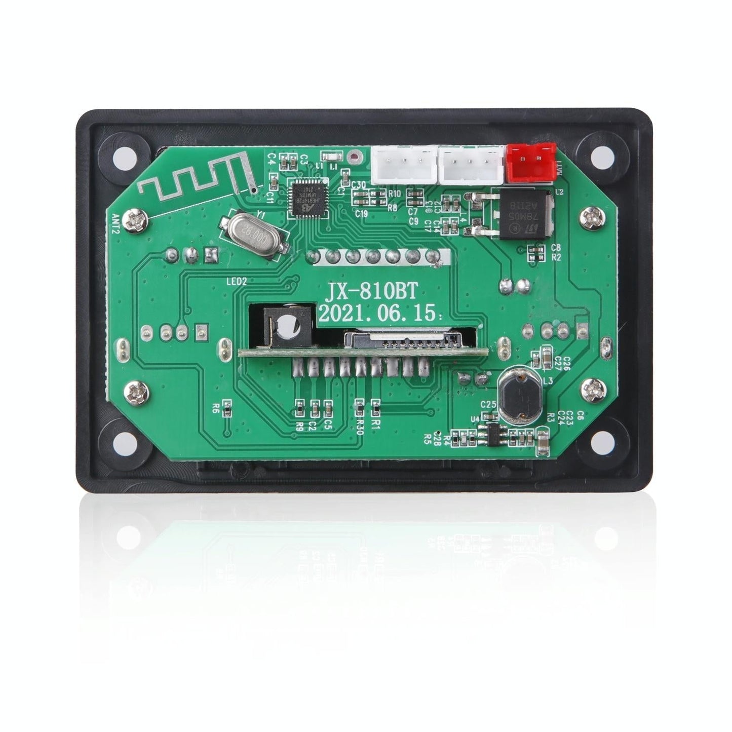 12V Car Mp3 Player Board With Fm Radio Usb Bluetooth Remote Recording