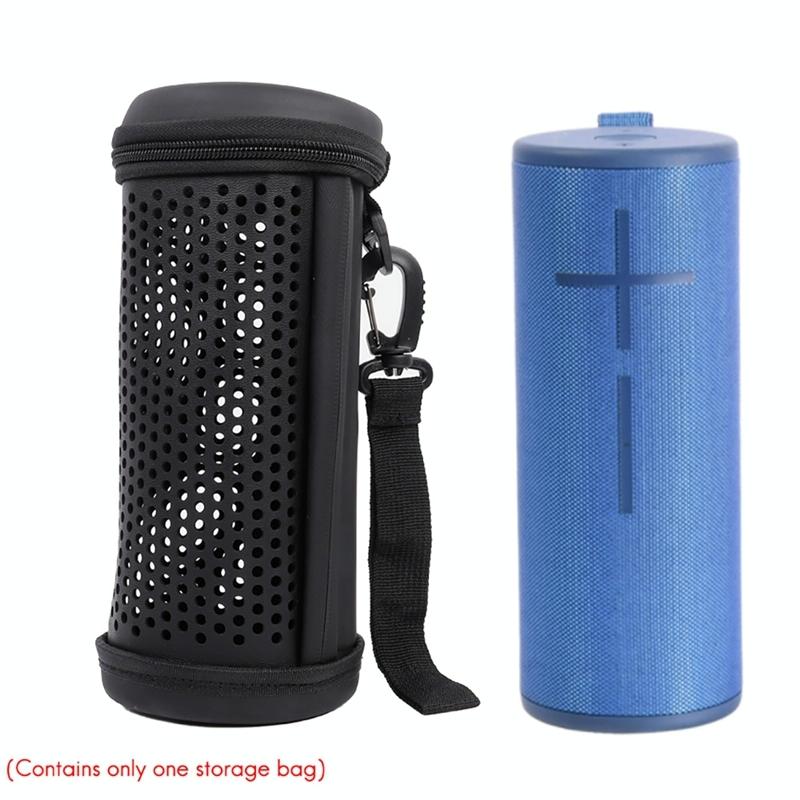 Portable Eva Case for Logitech Ue Megaboom 3 Speaker - Black