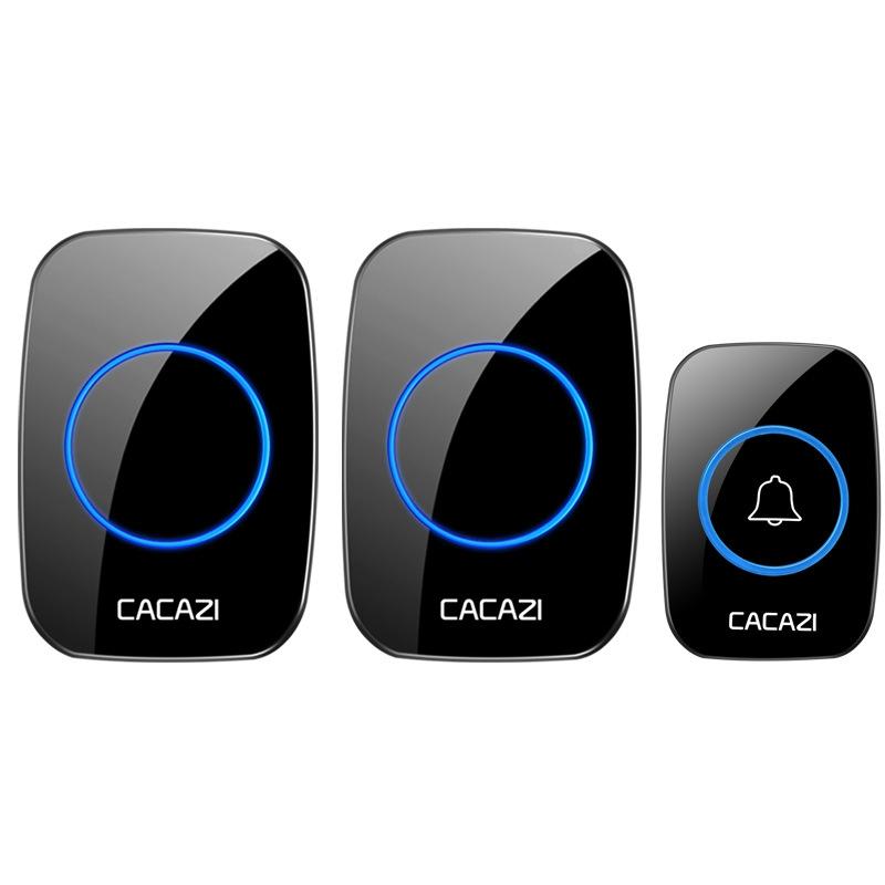 Wireless Waterproof Smart Doorbell - 2 Battery Options - White