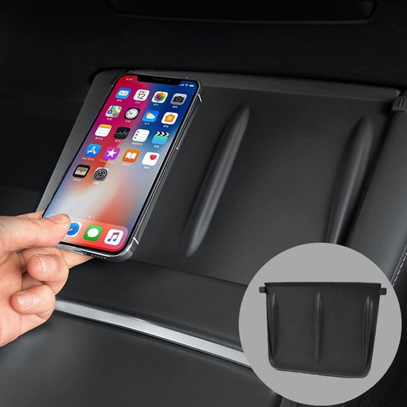 Non-slip Silicone Wireless Charging Mat for Tesla Model 3 / y - Black