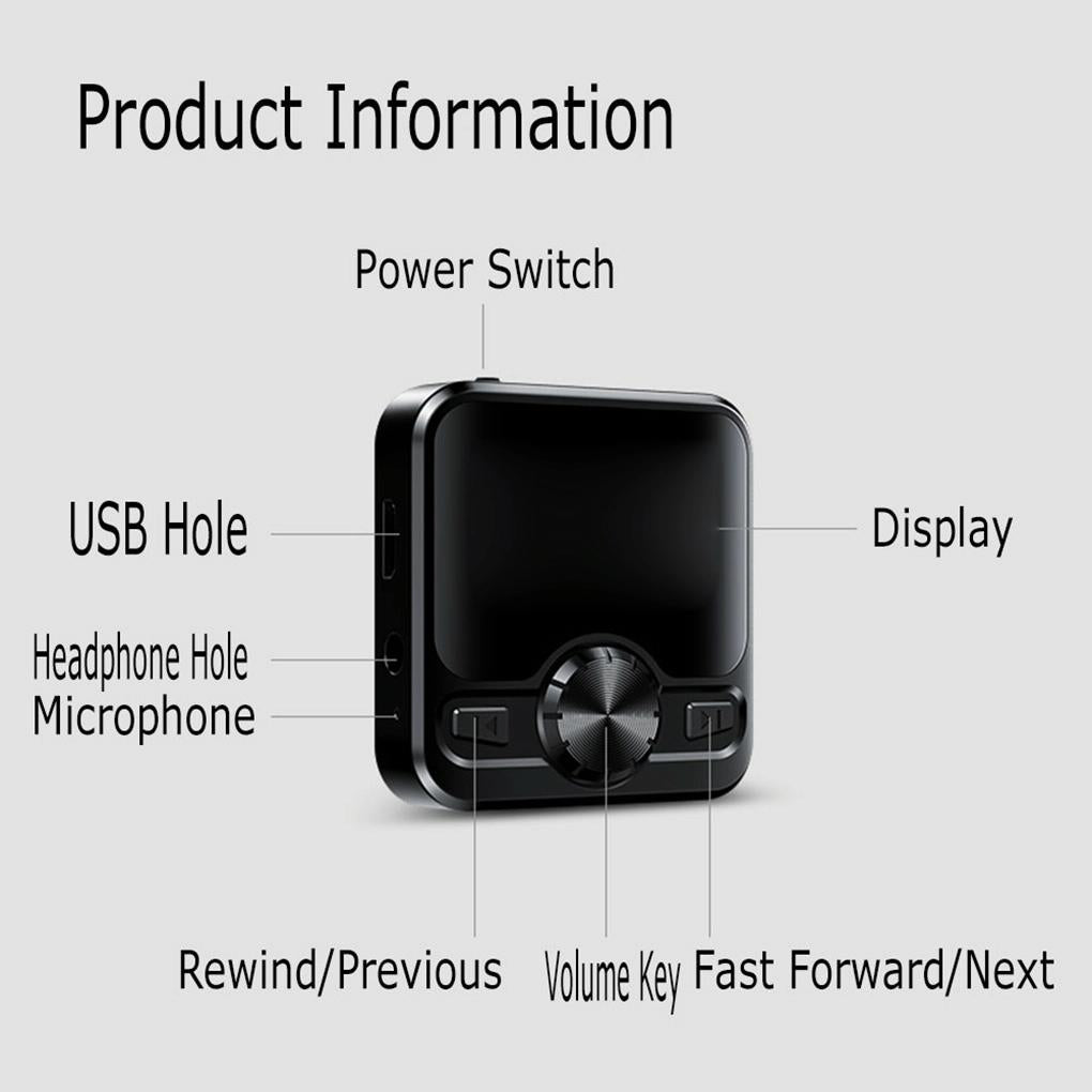 Intelligent Noise Canceling Bluetooth Mp3 Player 8Gb