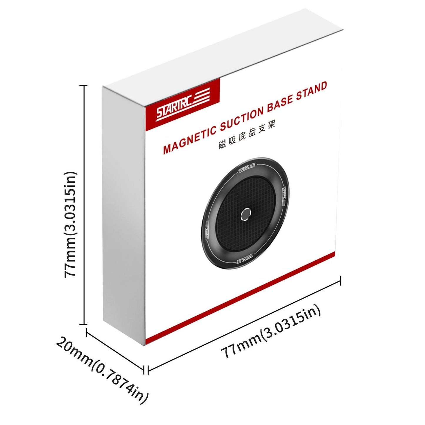 Universal 1 / 4 Metal Mount With Magnetic Base