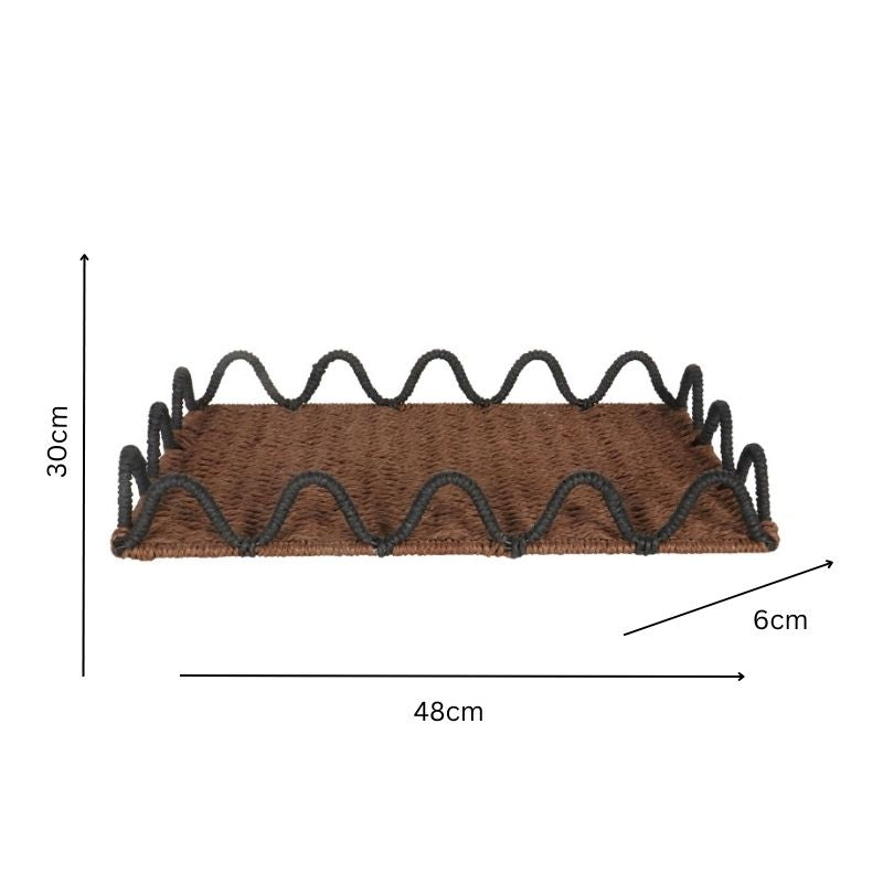 Designer Contemporary Tray 48cm