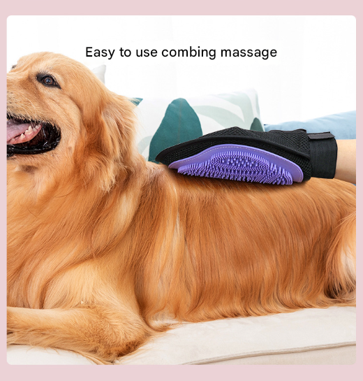 Green 3-Pack Gentle Pet Grooming Glove - Deshedding, Bathing & Massage Mitt for Dogs & Cats, Breathable & Adjustable