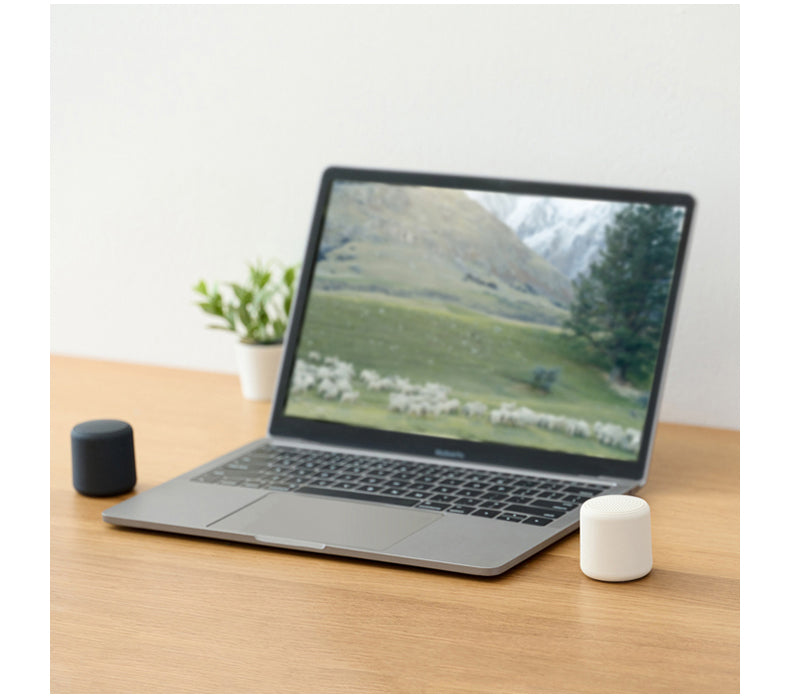 Black Mini Portable Bluetooth Speaker - Compact Wireless Speaker with Rich Bass & Dual Sound Modes