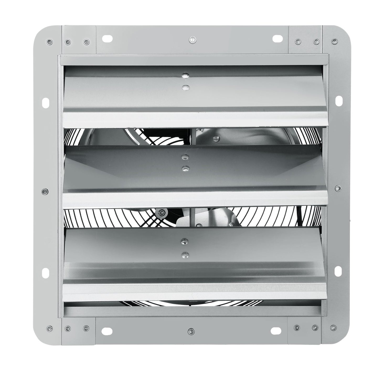 VEVOR Shutter Exhaust Fan, 254 mm High-speed 1400RPM 753 CFM, Aluminum Wall Mount Attic Fan with AC-motor, Ventilation and Cooling for Greenhouses, Garages, Sheds, Shops