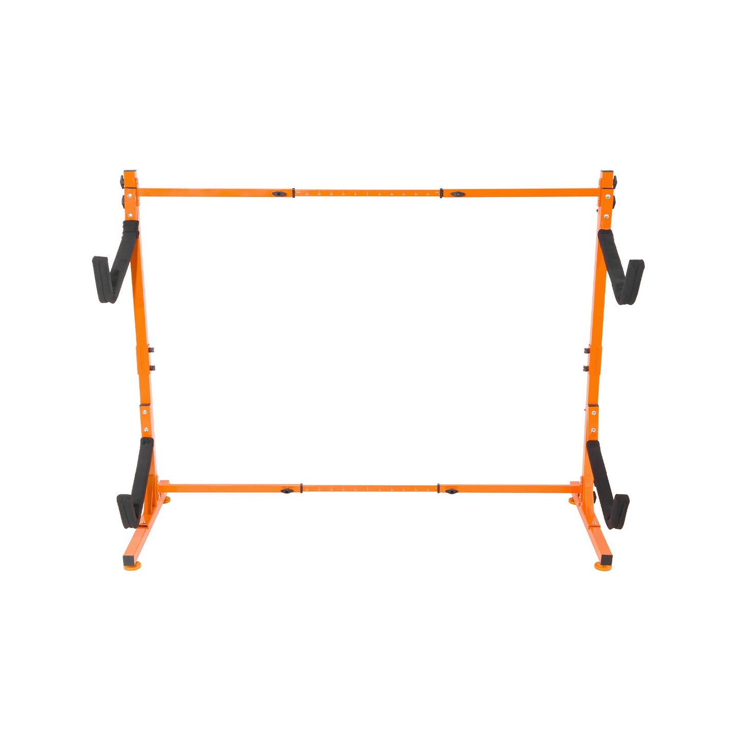 VEVOR Freestanding Kayak Storage Rack, Kayak Stand for 2 Kayak Canoe Paddleboard, Heavy-duty Steel Kayak Hanger Holder with Padded Arms and Adjustable Width, 79.5kg Max Load, for Indoor Outdoor Garage
