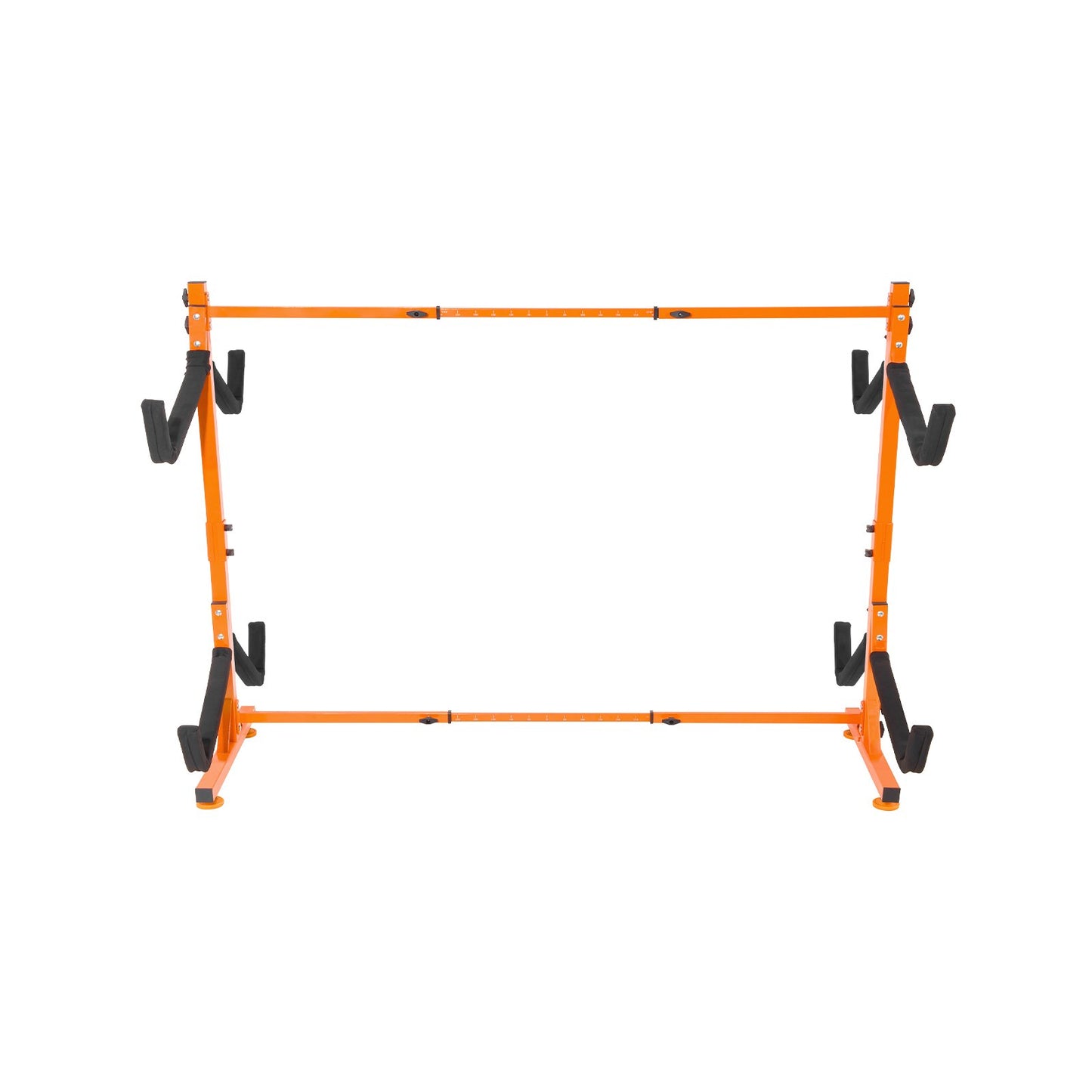 VEVOR Freestanding Kayak Storage Rack, Kayak Stand for 4 Kayak Canoe Paddleboard, Heavy-duty Steel Kayak Hanger Holder with Padded Arms and Adjustable Width, 100 kg Max Load, for Indoor Outdoor Garage