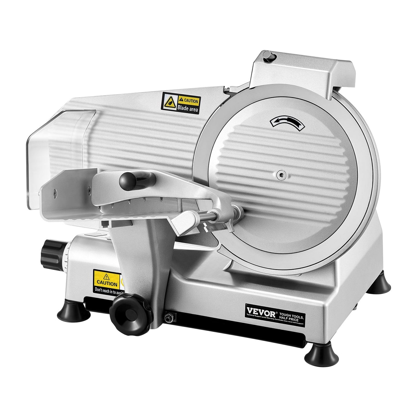VEVOR Meat Slicer 180W 250 mm Electric Deli Food Slicer for Meat Bread Cheese