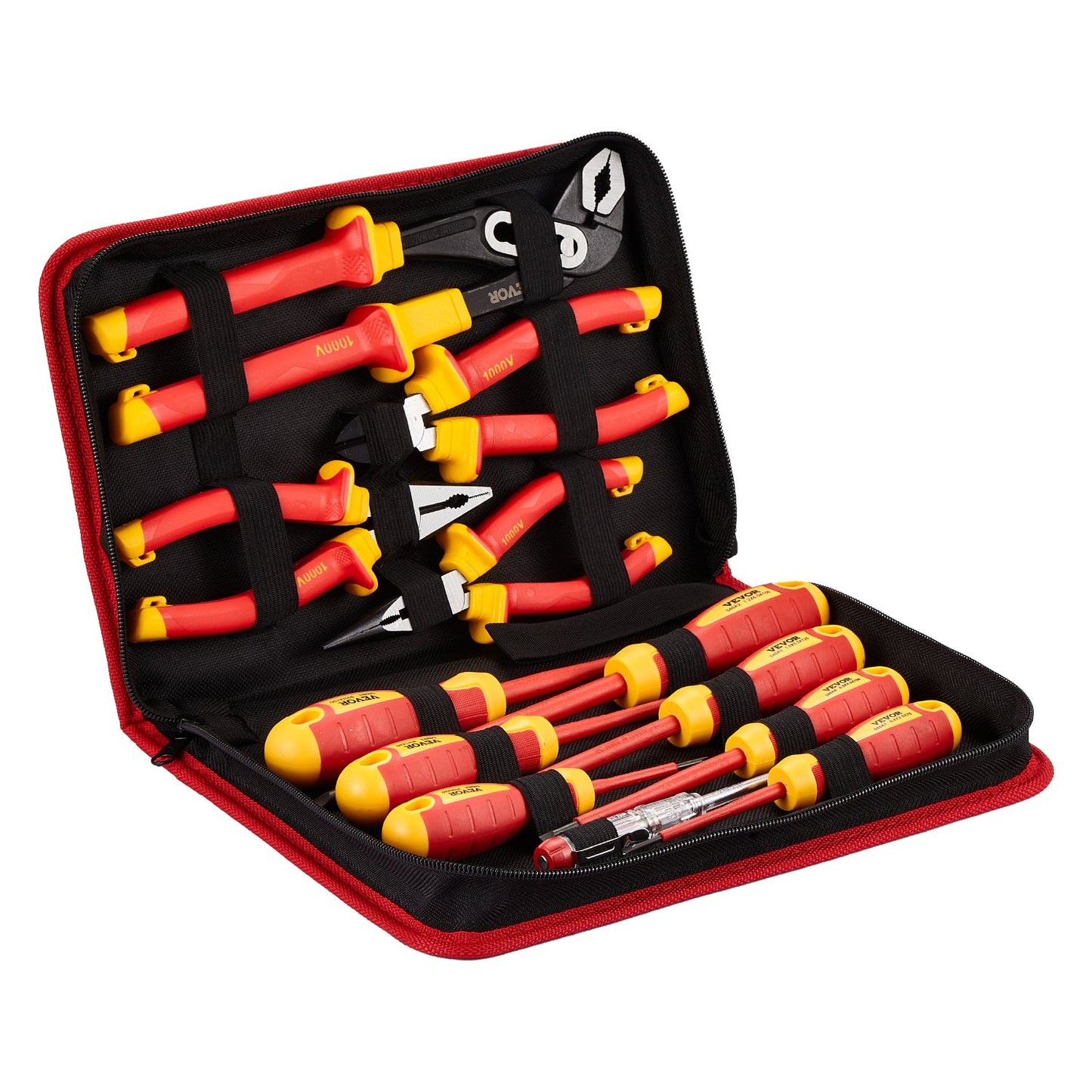 VEVOR Insulated Screwdriver Set 12-Piece Insulated Tool Set for Electricians