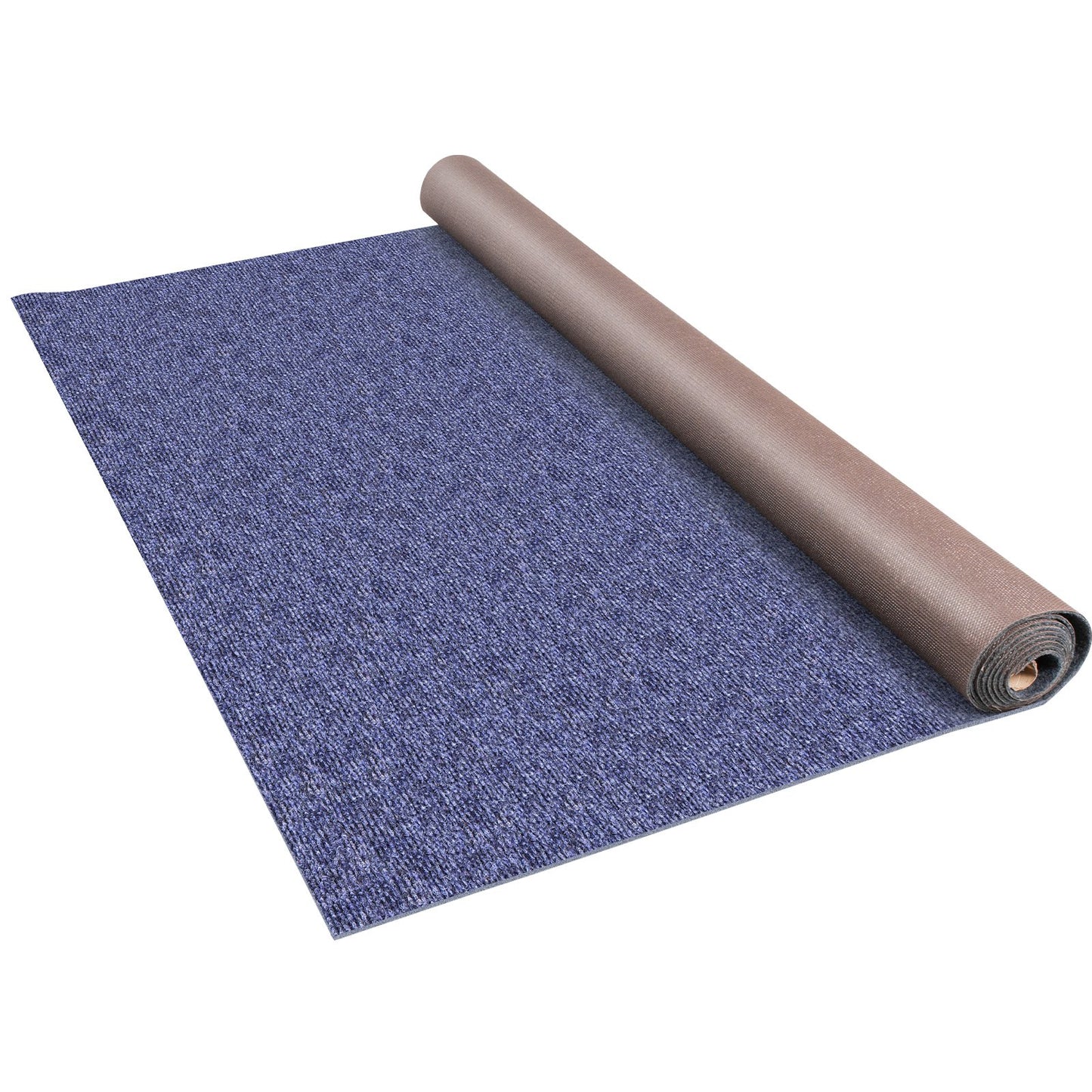 VEVOR Deep Blue Marine Carpet 6 ft x 49.2 ft Marine Carpeting Marine Grade Carpet for Boats with Waterproof Back Outdoor Rug for Patio Porch Deck Garage Outdoor Area Rug Runner Non-Slide Porch Rug