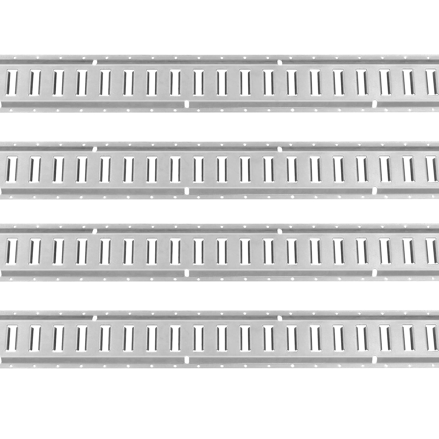 VEVOR E Track Tie-Down Rail Kit, 24PCS 1524 mm E-Tracks Set Includes 8 Steel Rails & 8 O-Rings & 8 Tie-Offs with D-Ring, Versatile Trailer Securing Accessories for Cargo Motorcycles Bikes, 816 kg Load