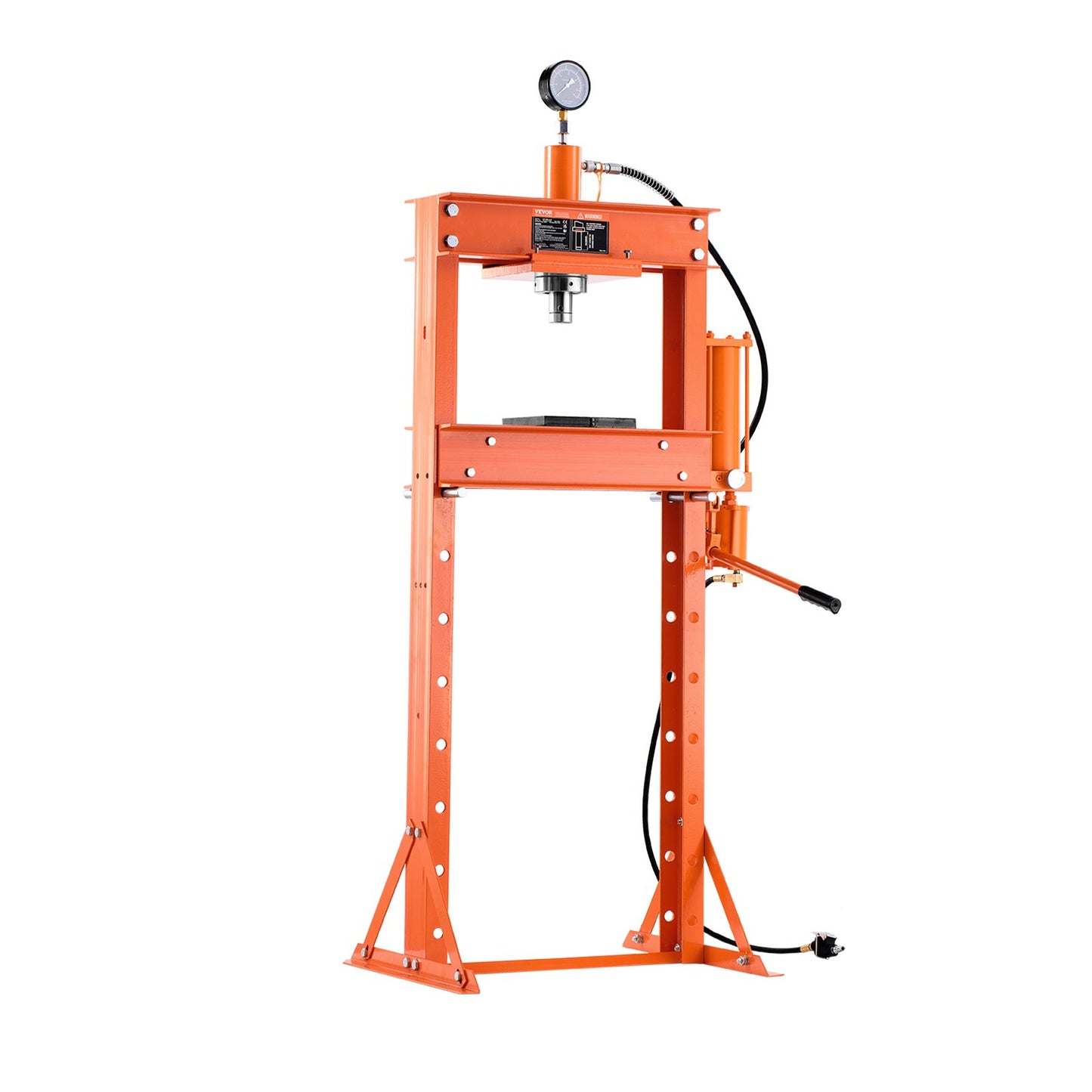 VEVOR 20 T Hydraulic Shop Press Hydraulic Press with Press Plate for Bending