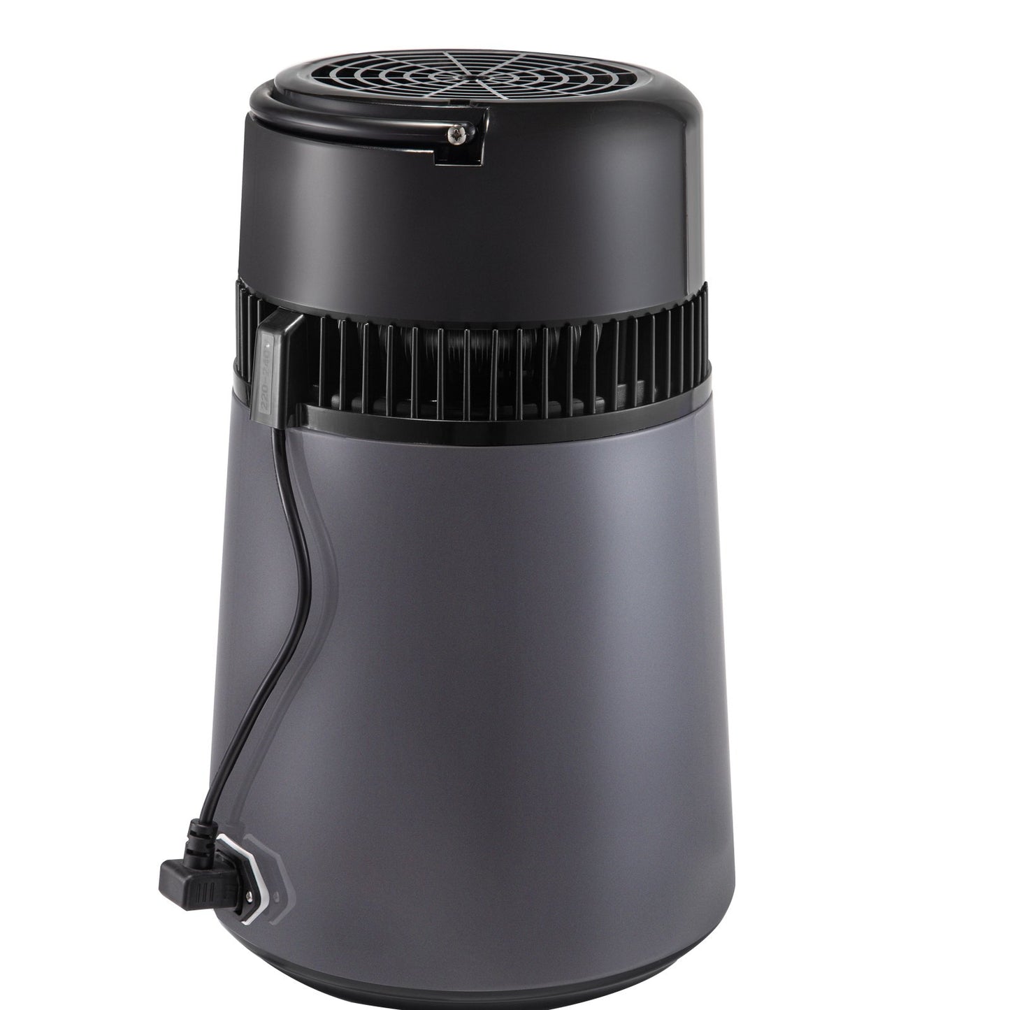 VEVOR Home Water Distiller Distilled Water Maker 4 L with Dual Temp Display Grey