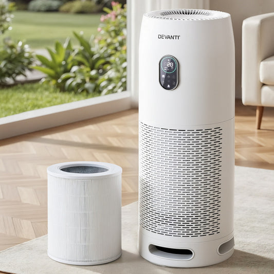 Devanti Air Purifier 4 Stage HEPA w/Replacement Filter