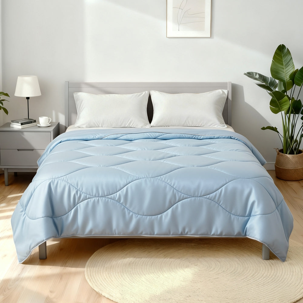 Giselle Tencel Quilt 200GSM Summer Quilts Comforter Doona Light Weight Soft Throw Blanket Double