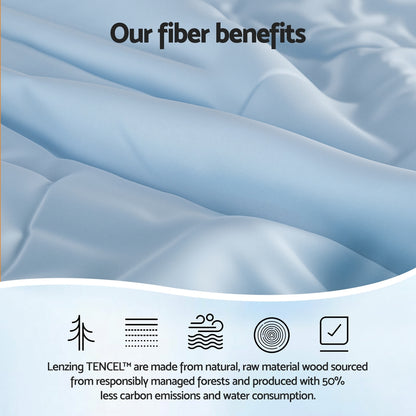 Giselle Tencel Quilt 200GSM Summer Quilts Comforter Doona Light Weight Soft Throw Blanket King