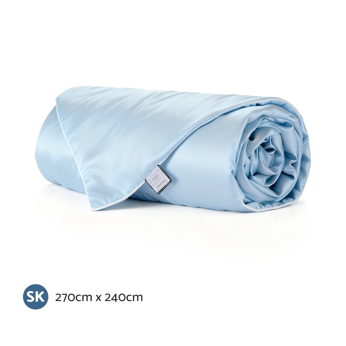 Giselle Tencel Quilt 200GSM Summer Quilts Comforter Doona Light Weight Soft Throw Blanket Super King