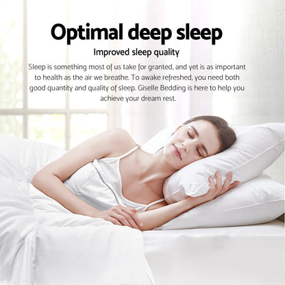 Giselle Bedding 700GSM Duck Down Feather Quilt Duvet Doona Winter Blanket Double