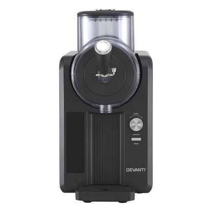 Devanti 2L Slushie Machine Ice Cream Maker Frozen Smoothies Milkshakes Black