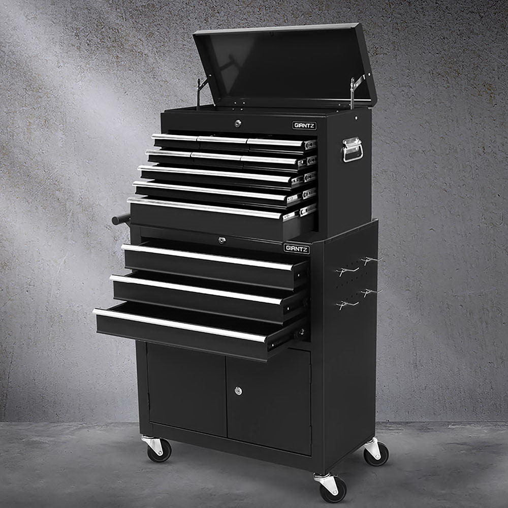 Giantz Tool Chest Trolley 12 Drawers Storage Cabinet Toolbox