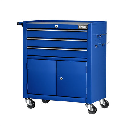 Giantz 3 Drawer Tool Box Cabinet Chest Toolbox Garage Storage Organiser